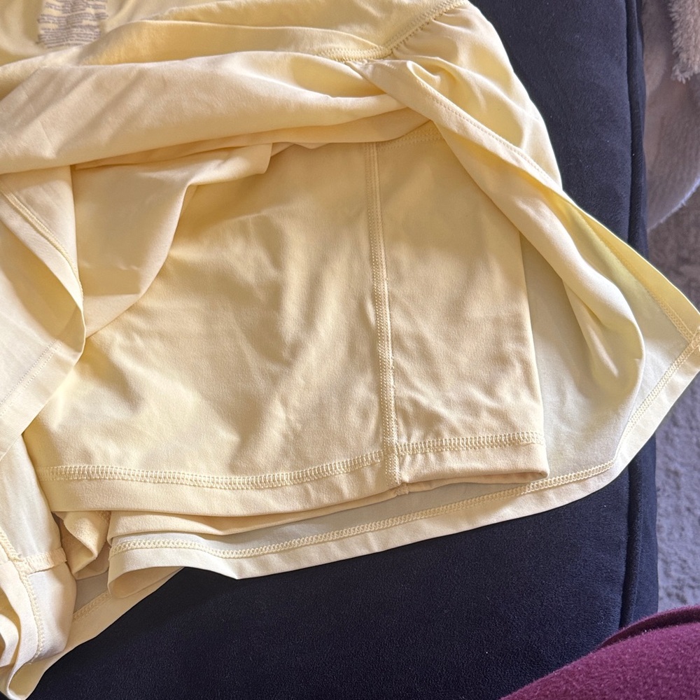 JoyLab Women’s Yellow Cross Waist Athletic Shorts - Picture 3 of 3
